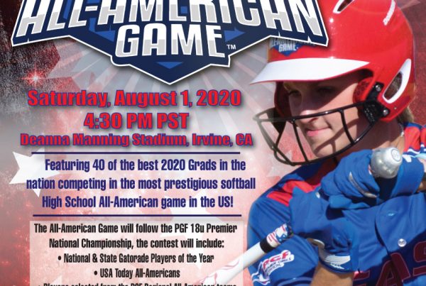 Premier Girls Fastpitch Softball All American Game Michael Hecht Design