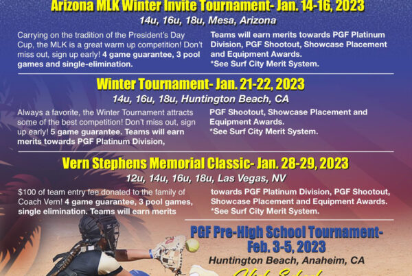 Surf City Tourneys Winter Line Up 2023