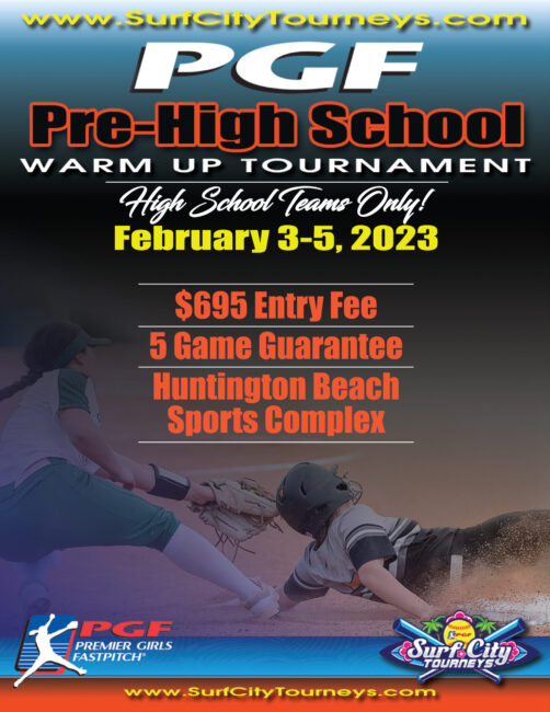 2023 High School Softball Tournament Flyer