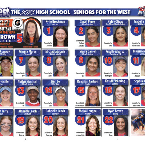 2023 Premier Girls Fastpitch- All American Games Program- Players Page