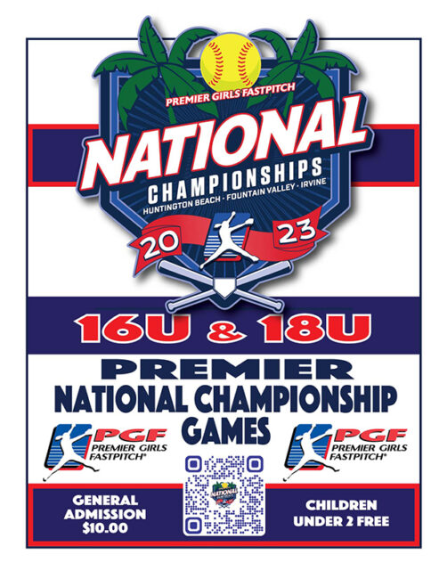 2023 Premier Girls Fastpitch- On Site Event Display